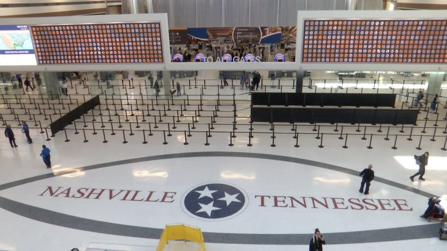 After years of construction, Nashville International Airport unveiled its new lobby to the public Tuesday, Jan. 24. (Photo: WKRN)