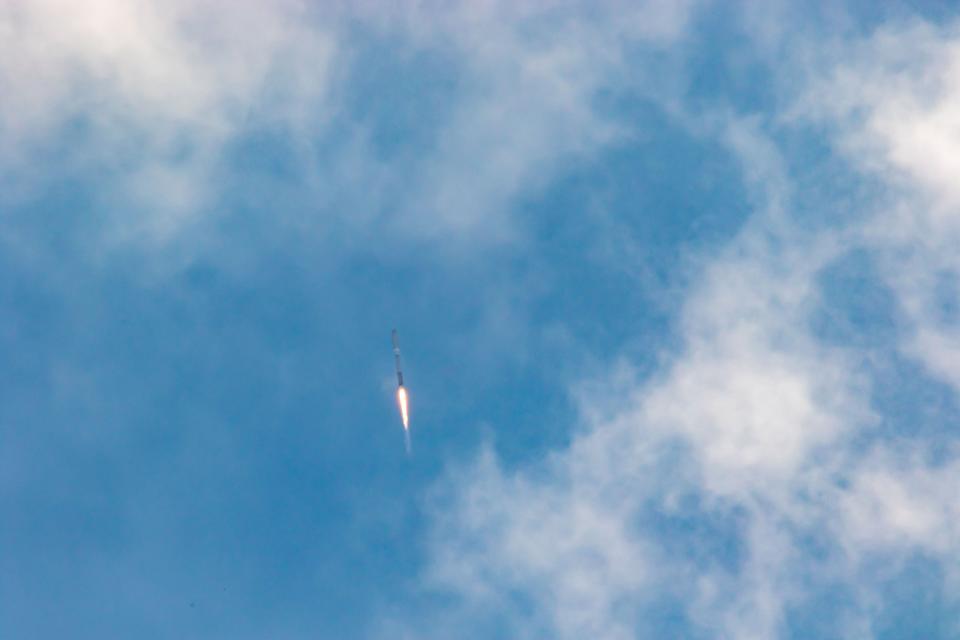 USSF-7 launched from Cape Canaveral on May 17, 2020, at 9:14 a.m. EDT. 
Photo by WFTV's photog Jon Galed