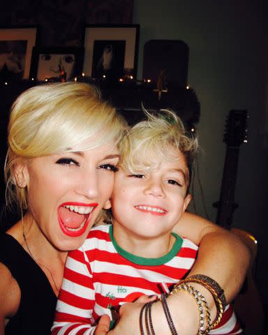 <p>Gwen Stefani Instagram</p> Gwen Stefani and her son, Kingston Rossdale