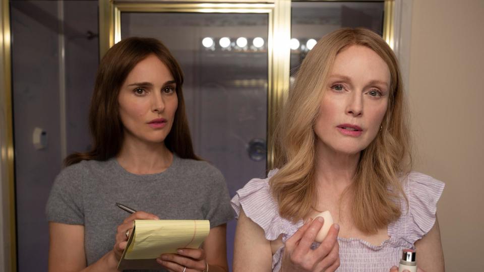 PHOTO: Natalie Portman as Elizabeth Berry and Julianne Moore as Gracie Atherton-Yoo in 'May December,' 2023.  (Netflix)