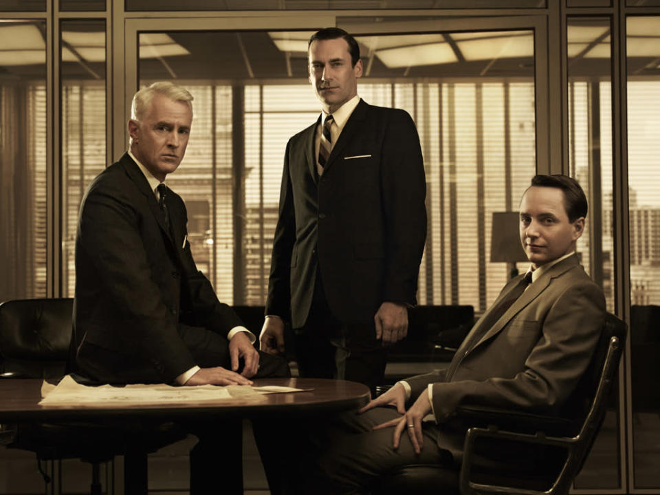 John Slattery, Jon Hamm, and Vincent Kartheiser