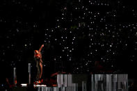 <p>Justin Timberlake performs during the Pepsi Super Bowl LII Halftime Show at U.S. Bank Stadium on February 4, 2018 in Minneapolis, Minnesota. </p>