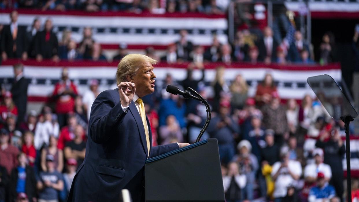 Donald Trump in Colorado Springs.