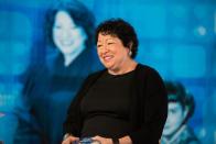 <p>The Supreme Court member made history when <strong>President Barack Obama</strong> appointed her in 2009, becoming the <a href="https://www.oyez.org/justices/sonia_sotomayor" rel="nofollow noopener" target="_blank" data-ylk="slk:first Hispanic to serve;elm:context_link;itc:0;sec:content-canvas" class="link ">first Hispanic to serve</a>. The Princeton and Yale alum was raised by her Puerto Rican mom in the Bronx. She <a href="https://www.oyez.org/justices/sonia_sotomayor" rel="nofollow noopener" target="_blank" data-ylk="slk:decided to pursue law;elm:context_link;itc:0;sec:content-canvas" class="link ">decided to pursue law</a> when she was only 10 after watching an episode of the legal drama <em>Perry Mason</em>. The 68-year-old is also the author of four books, including a <em>New York Times</em> bestselling children's book called <em>Just Ask!</em>, available in <a href="https://www.amazon.com/gp/product/B07MGDMZT1/?tag=syn-yahoo-20&ascsubtag=%5Bartid%7C10055.g.33835500%5Bsrc%7Cyahoo-us" rel="nofollow noopener" target="_blank" data-ylk="slk:English;elm:context_link;itc:0;sec:content-canvas" class="link ">English</a> and <a href="https://www.amazon.com/gp/product/B07M82PTR2/?tag=syn-yahoo-20&ascsubtag=%5Bartid%7C10055.g.33835500%5Bsrc%7Cyahoo-us" rel="nofollow noopener" target="_blank" data-ylk="slk:Spanish;elm:context_link;itc:0;sec:content-canvas" class="link ">Spanish</a>.</p>