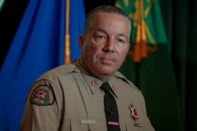 Los Angeles County Sheriff Alex Villanueva - Credit: Irfan Khan/Los Angeles Times/Getty Images