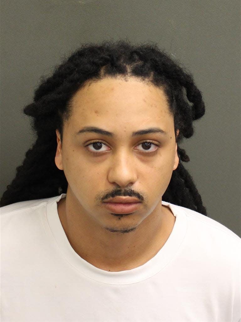 Orange County Jail (Florida) booking photo for Lawrence A. Dority, 29, shown on May 9, 2022. Dority has pleaded not guilty after being charged with murder of former Michigan State star Adriean Payne.