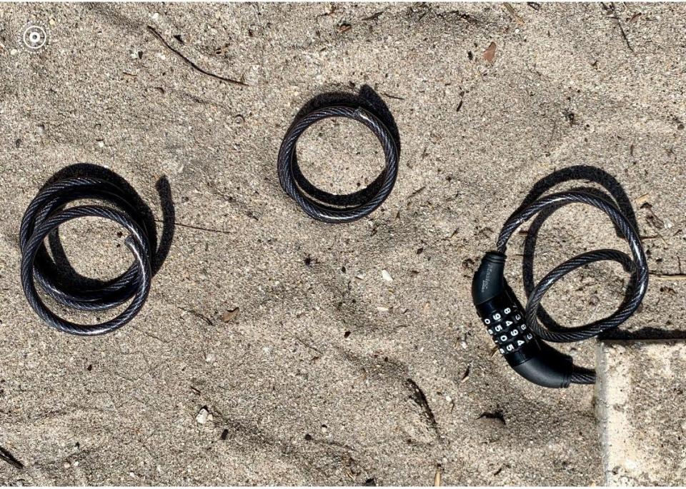 A cable lock used to secure one of the beach access gates was cut in February.