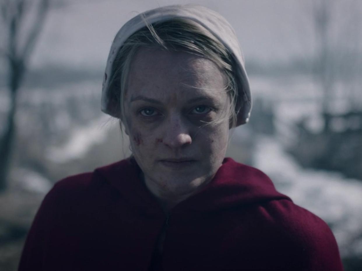 Elisabeth Moss in ‘Pigs’, the first episode of season four of ‘The Handmaid’s Tale' (Hulu)