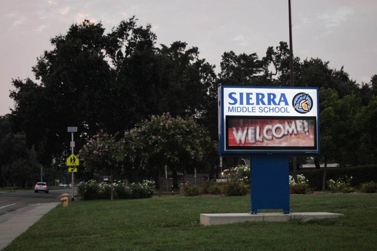 Sierra Middle School located at 6768 Alexandria Place in Stockton on Thursday, Aug. 31, 2023.