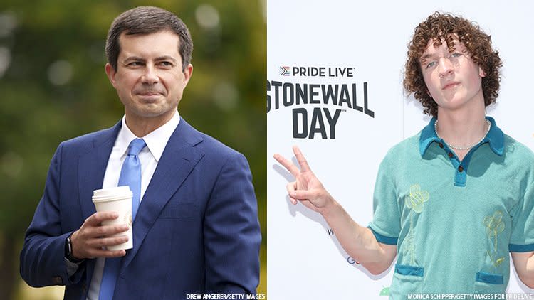 Secretary of Transportation Pete Buttigieg and Incoming Harvard Student Zander Moricz