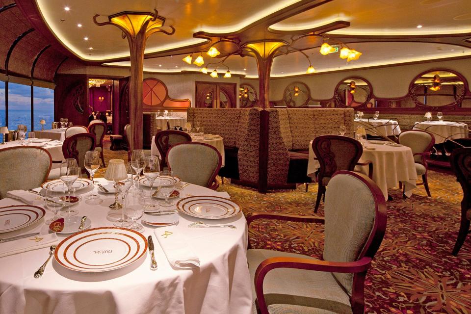 Remy on the Disney Fantasy and Disney Dream is a sophisticated and lavish French-inpsired dining experience exclusively for adult guests. Matt Stroshane/Disney