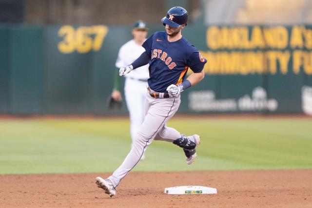 Houston Astros' Kyle Tucker hits 3 homers in win over Oakland A's