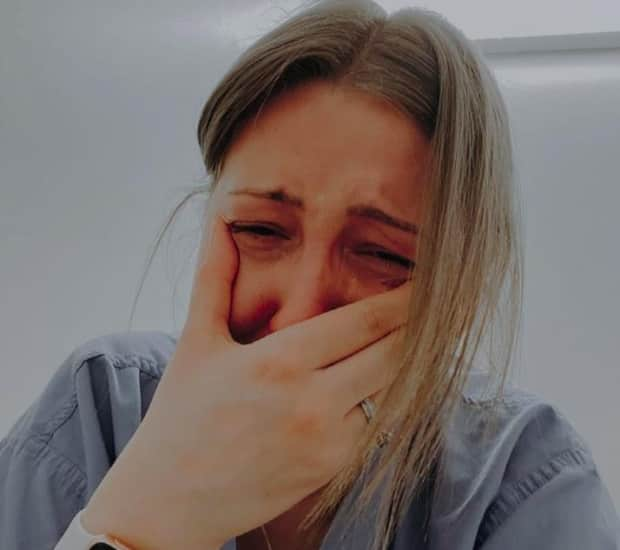 Abbotsford nurse Kendall Skuta posted an emotional plea to Instagram after watching a patient die of COVID-19. (Kendall Skuta - image credit)