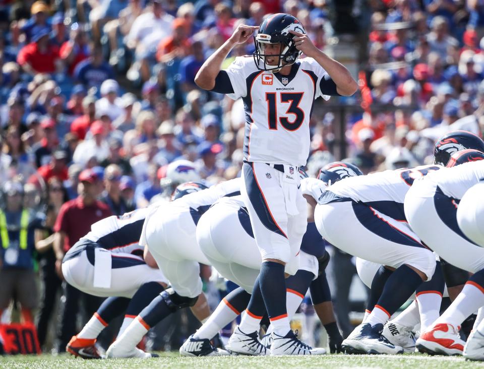 Trevor Siemian's limitations are starting to glare for the Broncos. (Getty Images) 