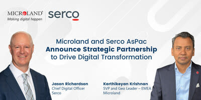 Microland and Serco AsPac Announce Strategic Partnership to Drive Digital Transformation 