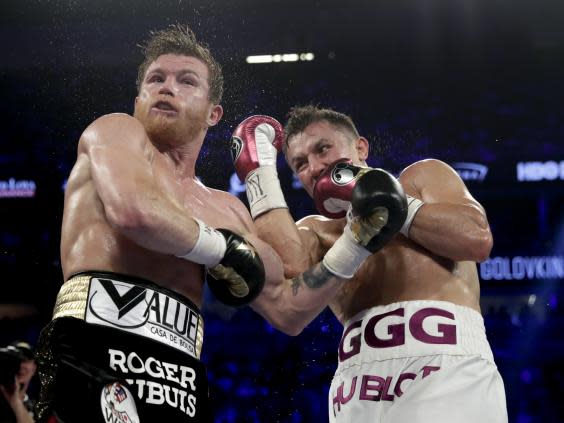 Saul ‘Canelo’ Alvarez beats Gennady Golovkin to inflict his first defeat in brutal rematch that sets up trilogy bout