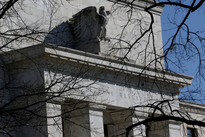 FILE PHOTO: Federal Reserve Board building on Constitution Avenue is pictured in Washington