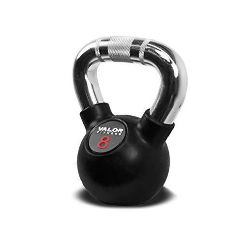 8) Valor Fitness Chrome Kettlebell