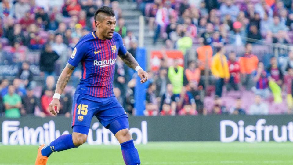 Paulinho teve boa passagem no Camp Nou. | Power Sport Images/Getty Images