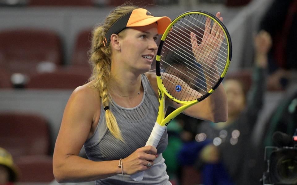 Caroline Wozniacki won only one grand slam but worked harder than almost anybody on the women's tour - AFP