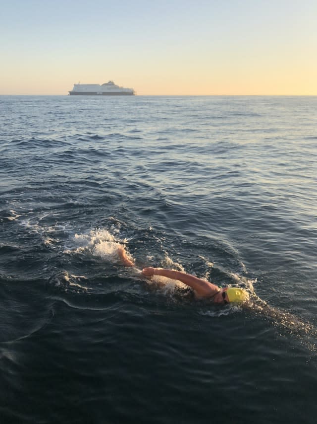 Endurance swimmer Chloe McCardel