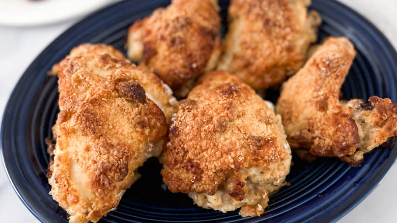 fried chicken on plate