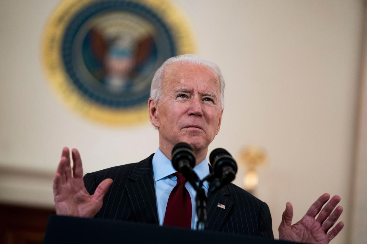 President Joe Biden's planned trip to Texas on Friday will be his first visit to a disaster site since taking office. (Photo: Doug Mills-Pool/Getty Images)