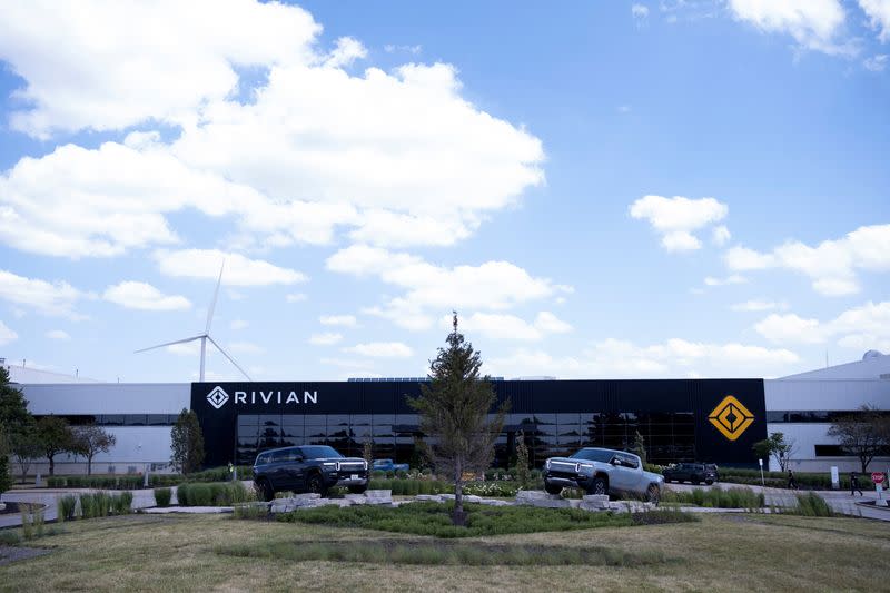 Electric auto maker Rivian's manufacturing facility in Normal