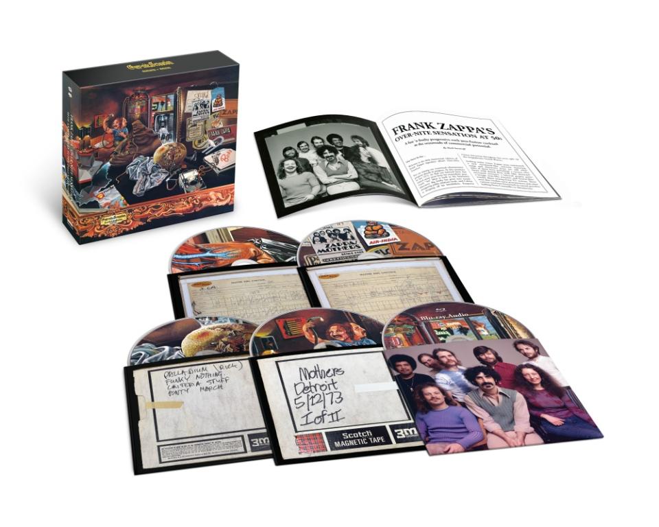 Frank Zappa over nite sensation album box set single stream