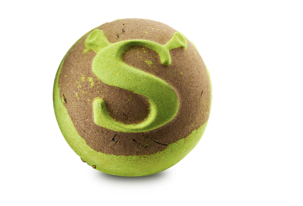 Lush x Shrek limited-edition collection, Shrek swamp bath bomb