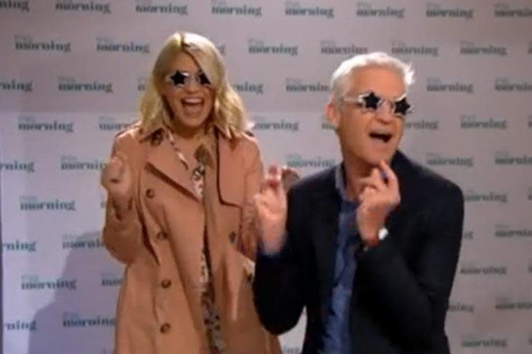 Phillip Schofield and Holly Willoughby in hysterics as they fool hundreds with fake Sir Elton John