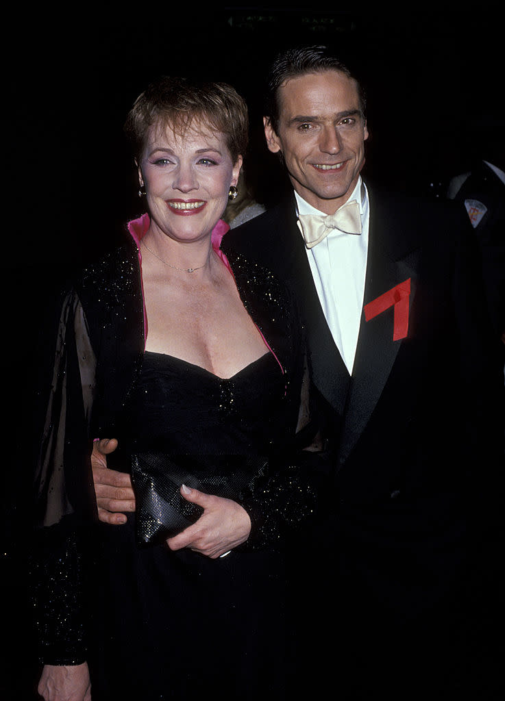 Julie Andrews and Jeremy Irons 
 45th Annual Tony Awards (Ron Galella / Ron Galella Collection via Getty)