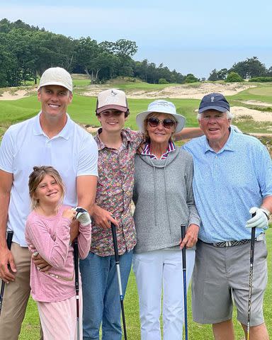 <p>Tom Brady/Instagram</p> Tom Brady and his family