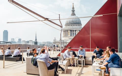 best rooftop bars in London Madison  - Credit: Justine Trickett
