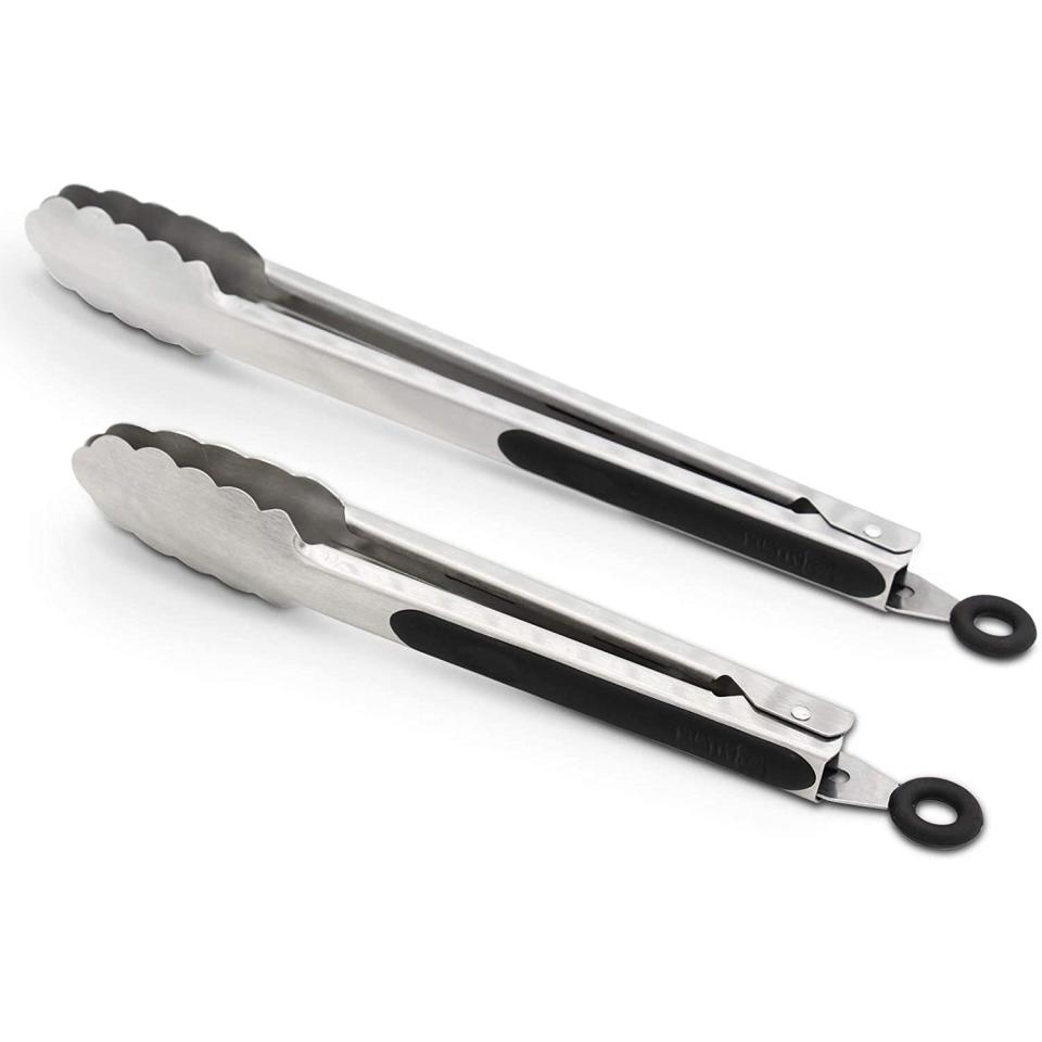 304 Stainless Steel Kitchen Cooking Tongs