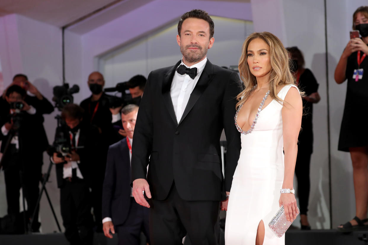 Jennifer Lopez and Ben Affleck got married again in front of family and friends at the actor's home in Georgia.