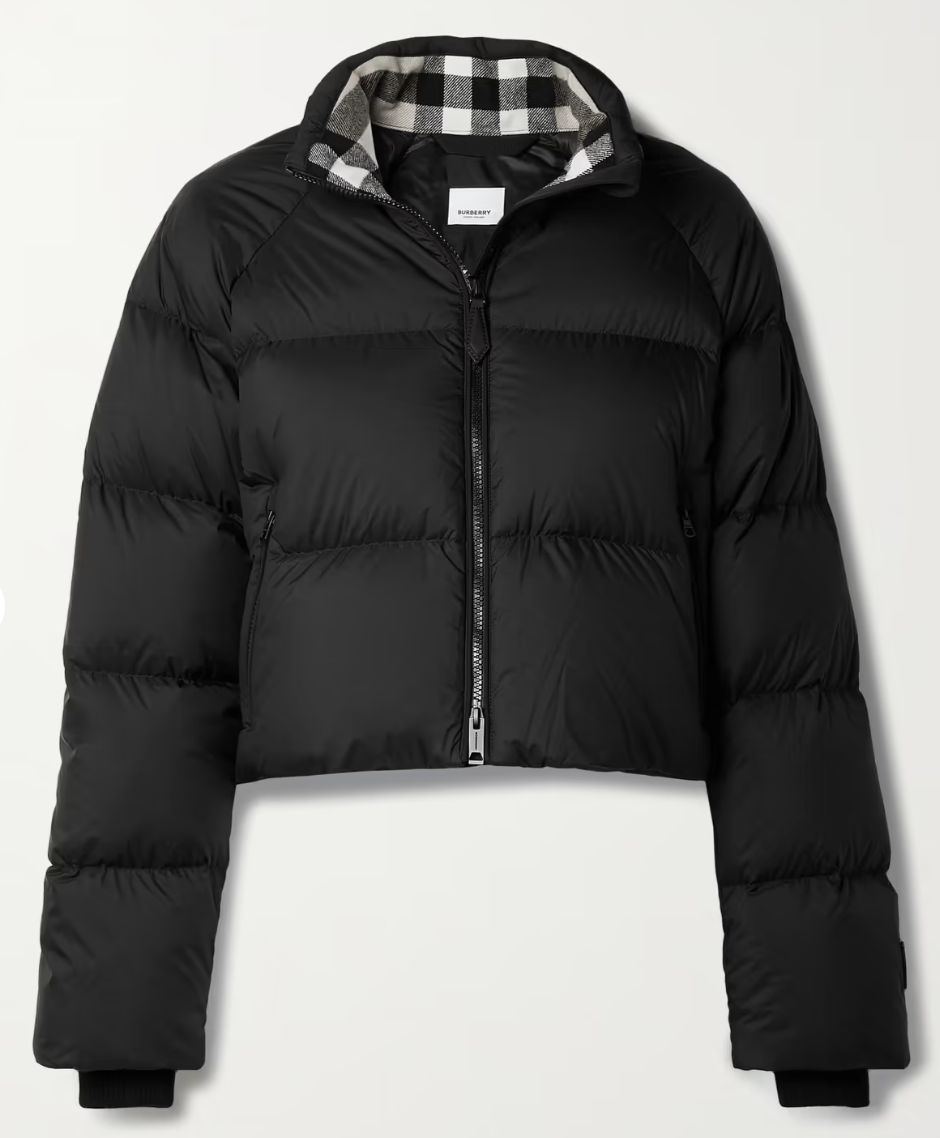 Burberry quilted shell-down jacket. PHOTO: Net-A-Porter