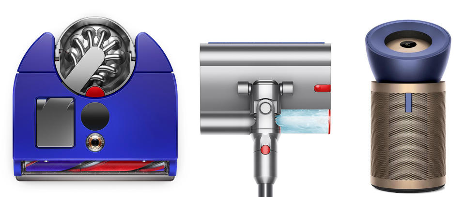 Dyson 360 Vis Nav™吸塵機械人 Dyson Submarine™洗地滾筒吸頭 Dyson Purifier Big+Quiet Formaldehyde空氣清新機