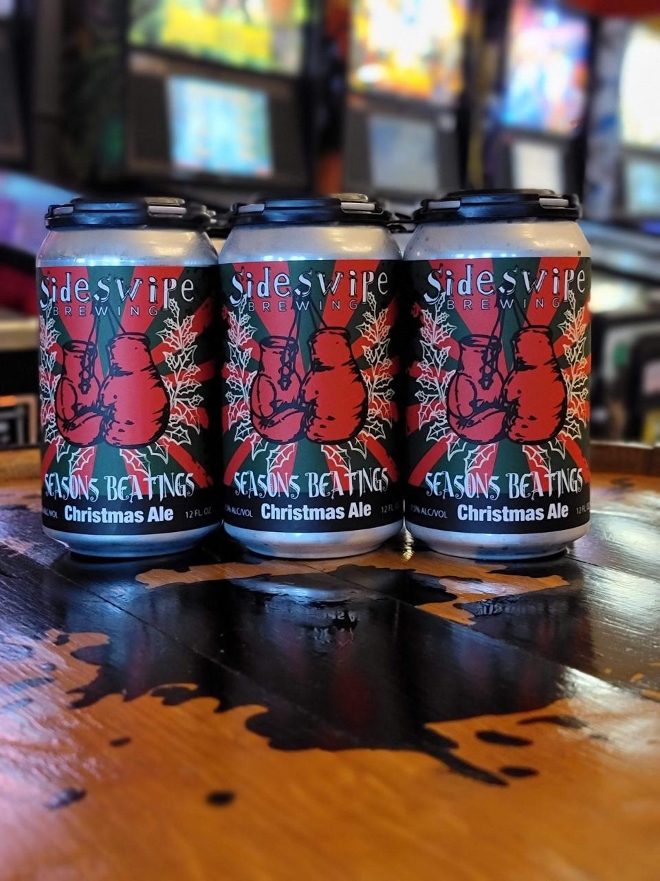 Seasons Beatings is a Christmas Ale from Sideswipe Brewing.