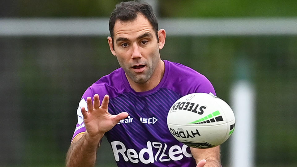 Seen here, Cameron Smith at Melbourne Storm training.