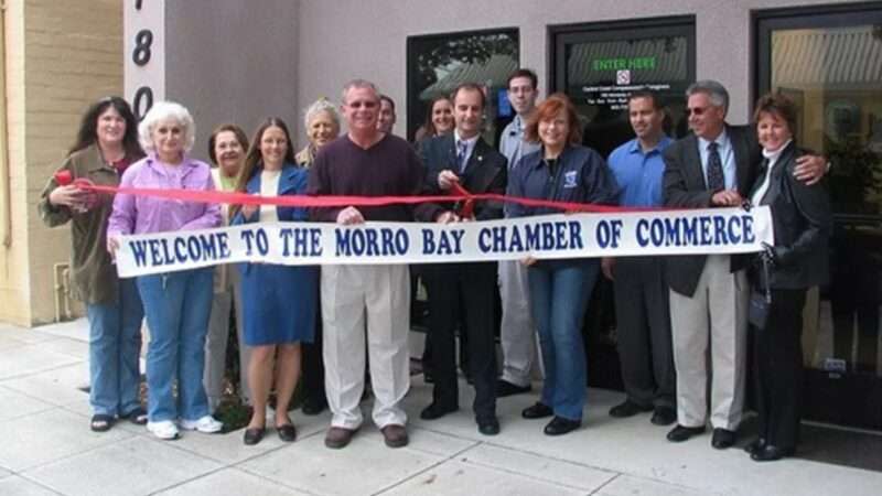 Charlie Lynch at the grand opening of his Morro Bay medical marijuana dispensary in April 2006