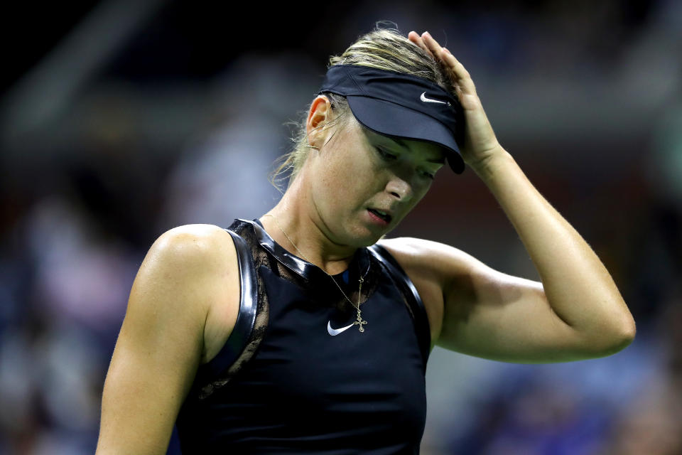 La tenista rusa Maria Sharapova apeló para reducir su sentencia por dopaje, pero no volvió a mostrar el mismo nivel tras su regreso a las canchas. (Foto: Elsa/Getty Images)