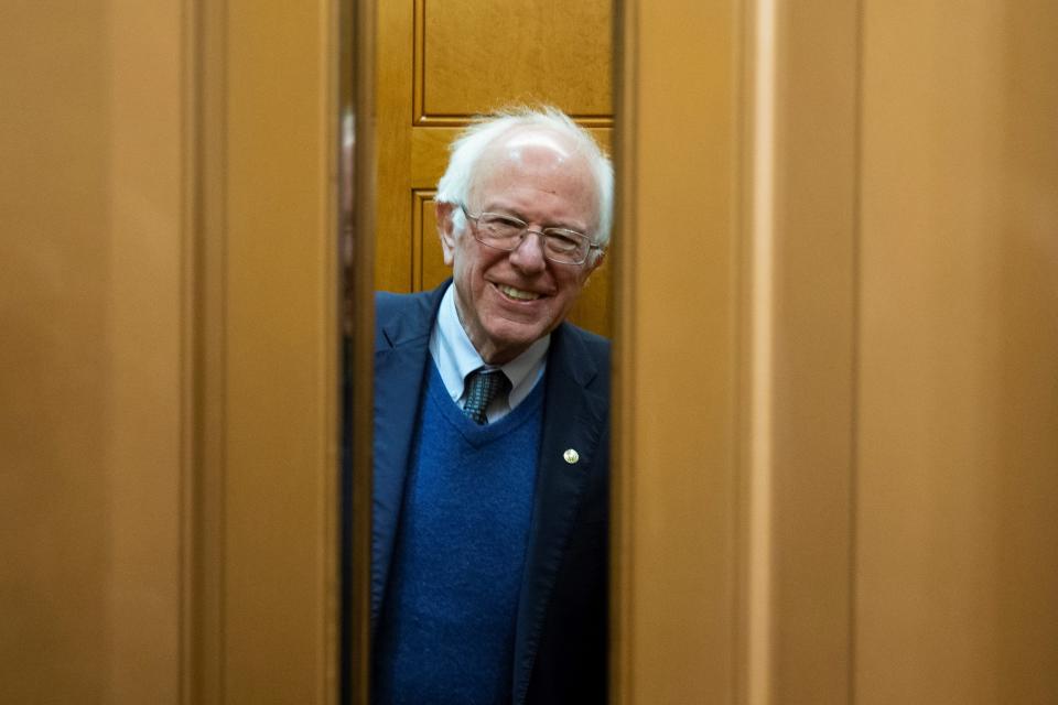 Sanders lideraba por delante de Biden la intención de voto en los &quot;caucus&quot; de Iowa