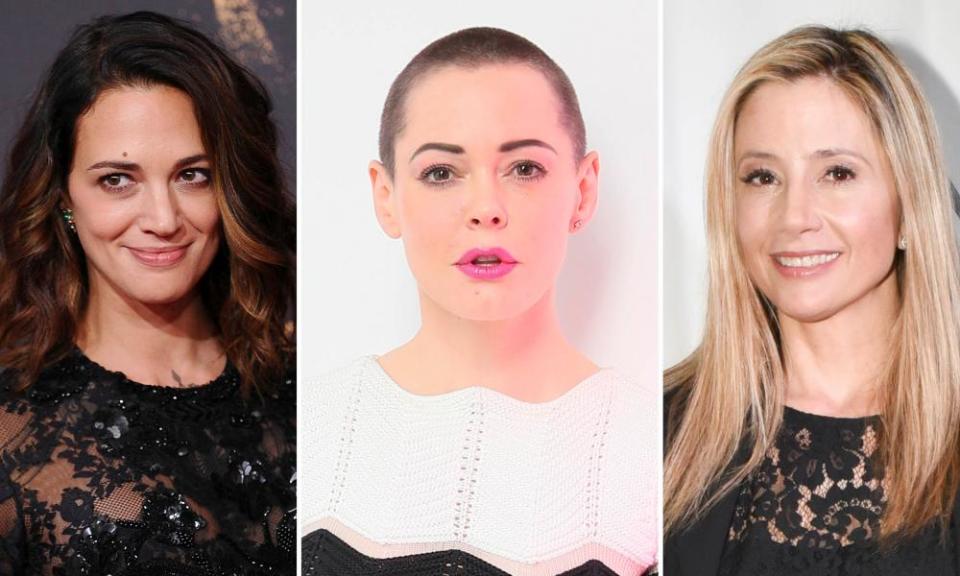 Asia Argento, Rose McGowan, Mira Sorvino