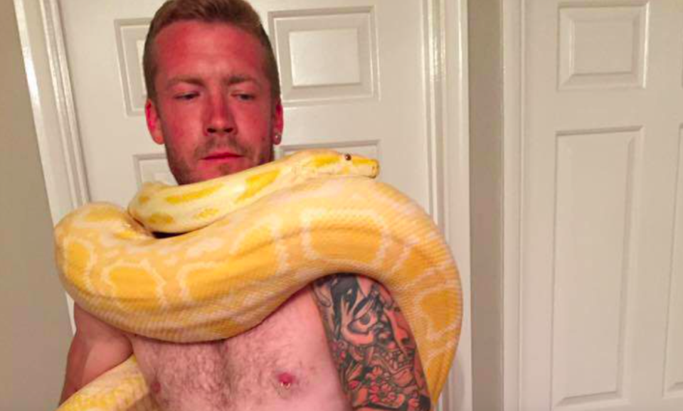 Dan Brandon was found dead at his home last year near a pet snake (Picture: Facebook)