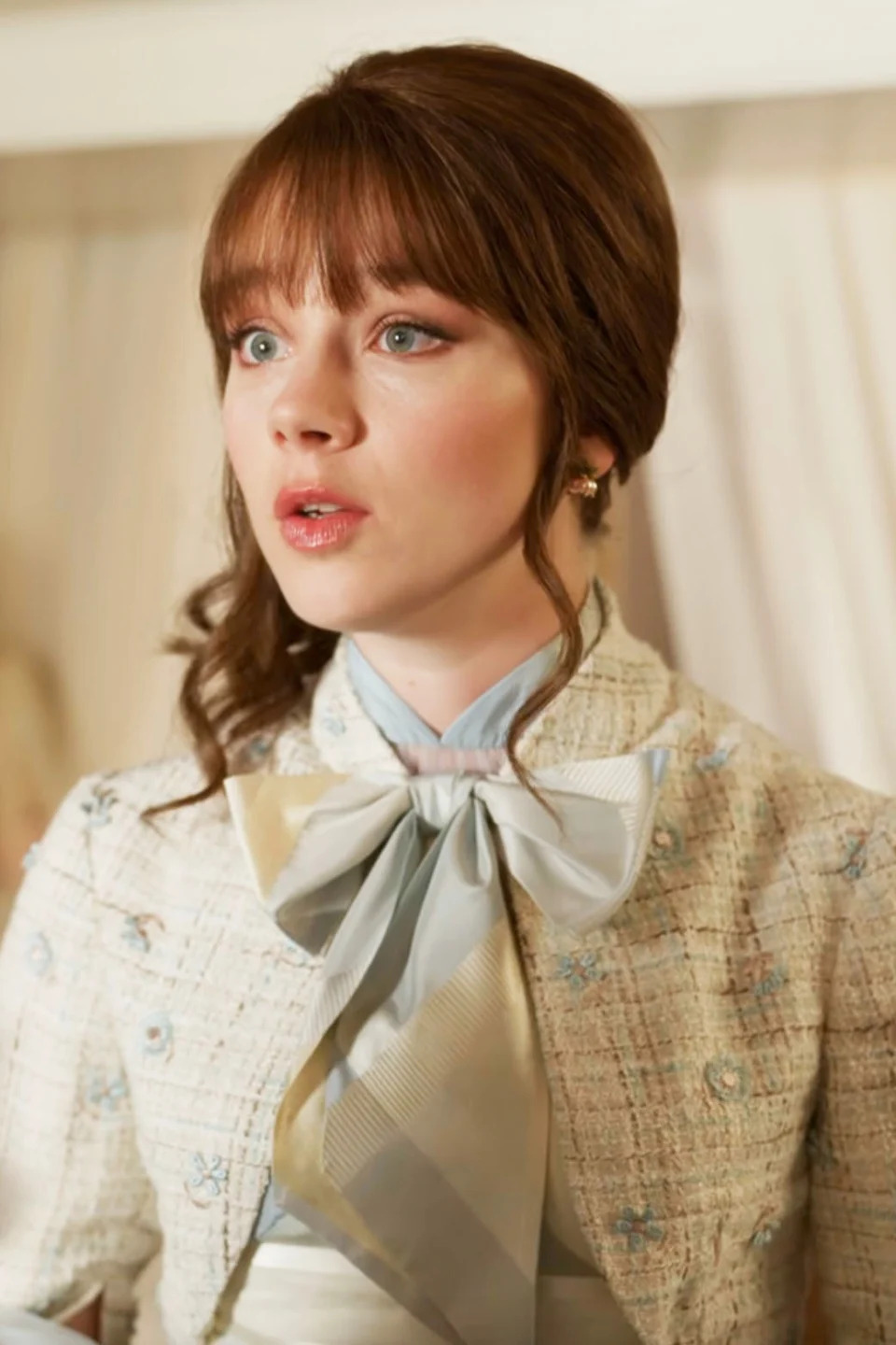 Claudia Jessie as Eloise Bridgerton in Season 3 of Bridgerton