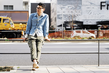 Denim jacket（日本限定）、 shirt（$1,550）、pants（$2,000）