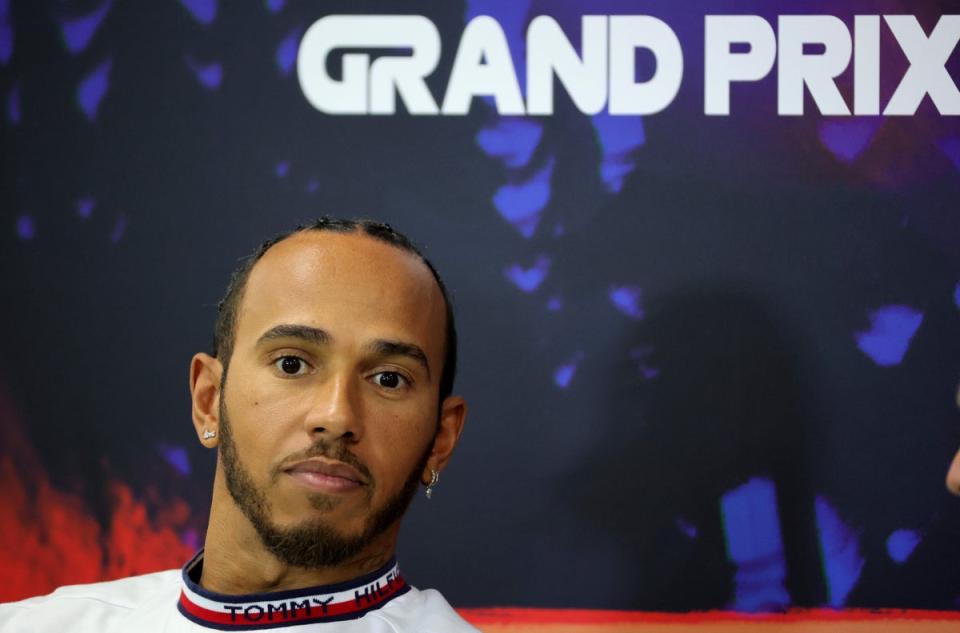 Lewis Hamilton will hope to claim his first win of the campaign in Belgium on Sunday (Olivier Matthys/PA) (AP)