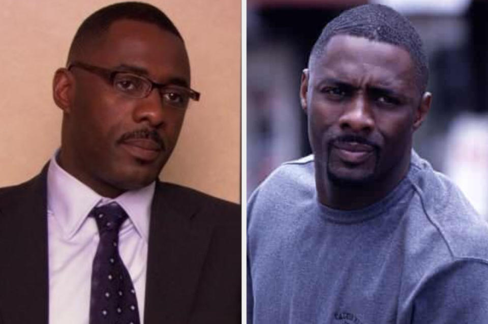 <div><p>"Idris Elba's Baltimore accent is so incredibly good. I watched the entirety of <i>The Wire</i> before I ever knew he was British!"</p><p>—<a href="https://www.buzzfeed.com/keziahunter45" rel="nofollow noopener" target="_blank" data-ylk="slk:keziahunter45;elm:context_link;itc:0;sec:content-canvas" class="link ">keziahunter45</a></p><p><b>Where you know his American accent from:</b> <i>The Wire</i>, <i>Pacific Rim</i>, <i>American Gangster</i>, <i>The Office</i></p><p><b>Where he's actually from:</b> Hackney, London</p></div><span> NBC / HBO / Everett</span>