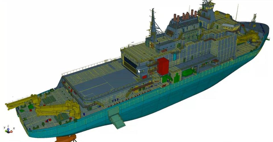 Seaspan has released 3D modelling of the polar icebreaker it's building. As of June 2024, it says it's more than 70 percent done with the design stage. 